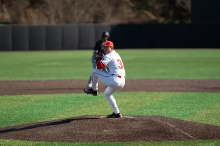 Rutgers Baseball Game Action