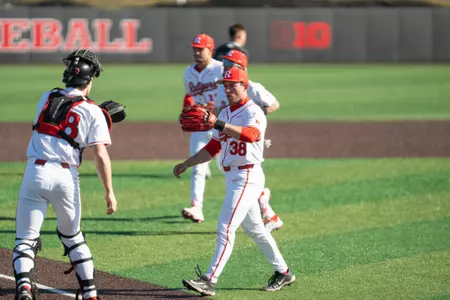 Rutgers Baseball Game Action