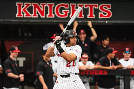 Rutgers Baseball Game Action