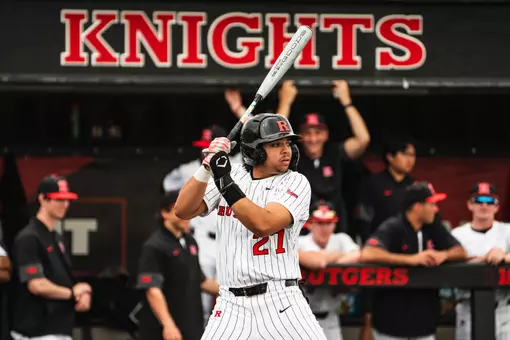 Rutgers Baseball Game Action