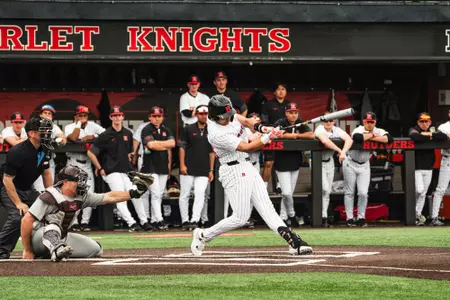 Rutgers Baseball Game Action