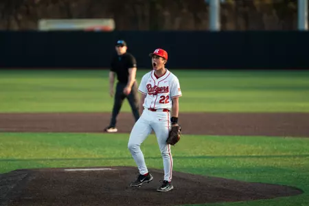 Rutgers Baseball Game Action