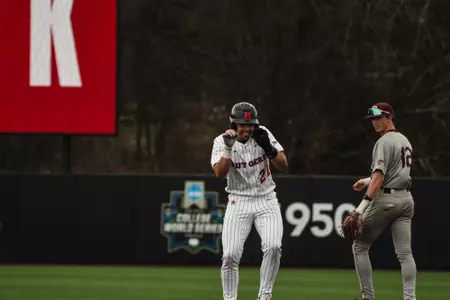 Rutgers Baseball Game Action