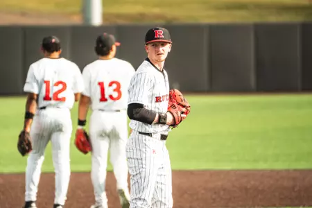 Rutgers Baseball Game Action