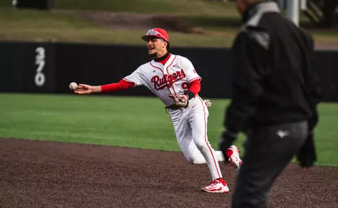 Rutgers Baseball Game Action