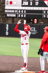 Rutgers Baseball Game Action