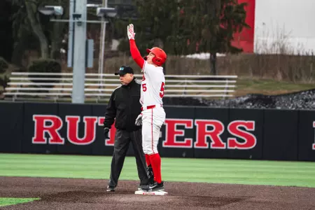 Rutgers Baseball Game Action