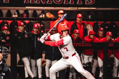 Rutgers Baseball Game Action