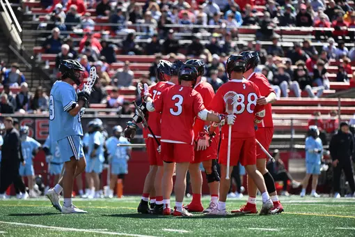 Men's Lacrosse Downs No. 11 Johns Hopkins in Double Overtime