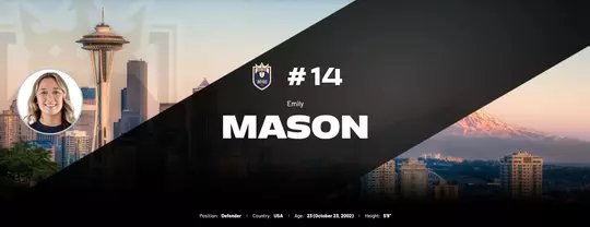 Emily Mason NWSL Page