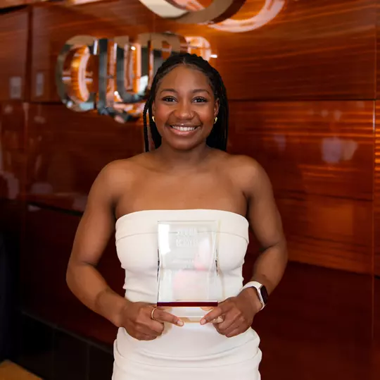 Rutgers Gymnastics hands out awards at 2026 team banquet.