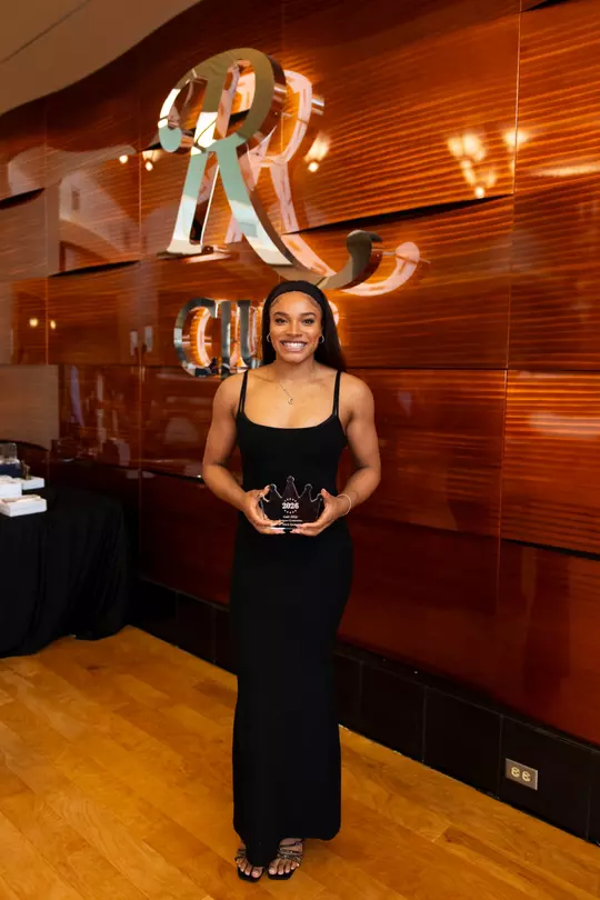 Rutgers Gymnastics hands out awards at 2026 team banquet.