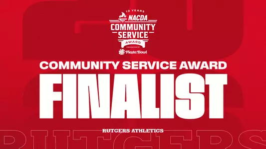 Rutgers one of five finalists for the NACDA Community Service Award
