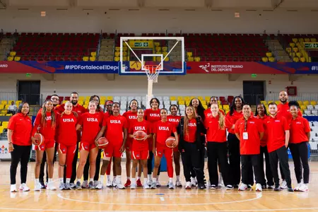 Team USA - Rutgers vs. Peru Team Photo