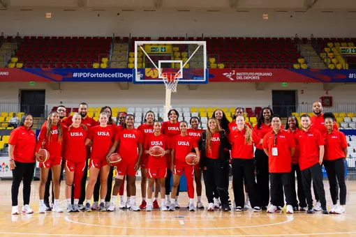 Team USA - Rutgers vs. Peru Team Photo