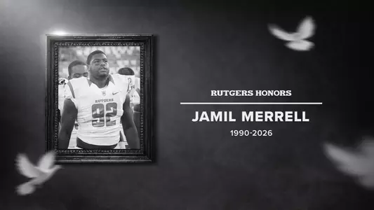 graphic honoring the passing of former captain Jamil Merrll