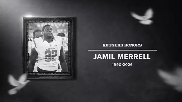 graphic honoring the passing of former captain Jamil Merrll