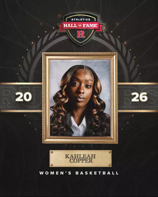 Rutgers Athletics 2026 Hall of Fame - Kahleah Copper graphic