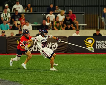 Ethan Rall with the Boston Cannons