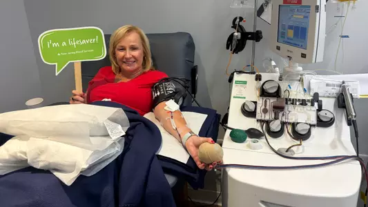 Sue Beurskens has made over 150 blood donations