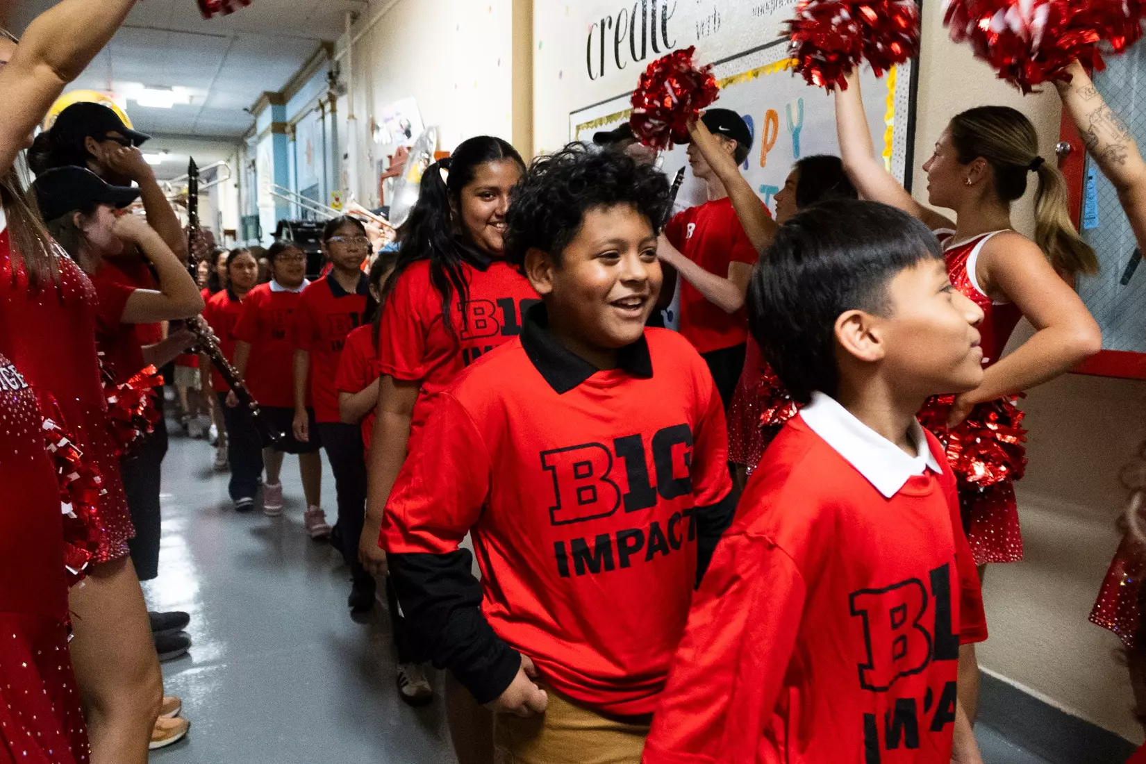 Roosevelt music room ribbon cutting