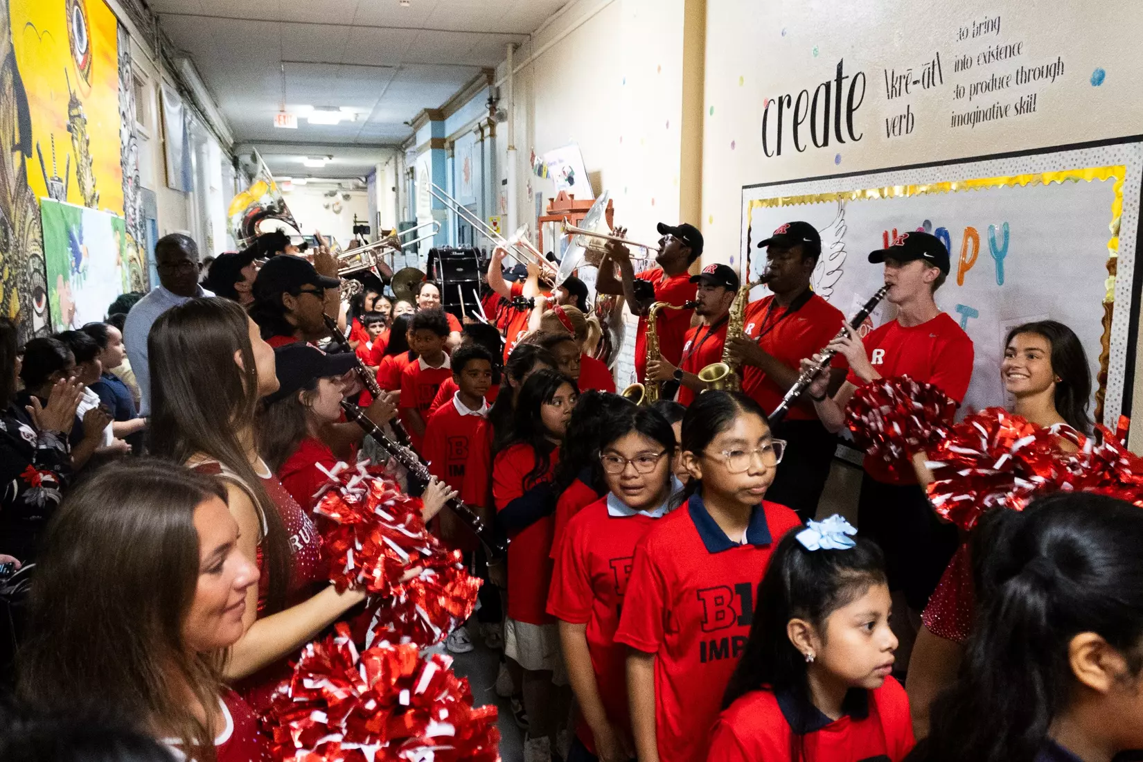 Roosevelt music room ribbon cutting