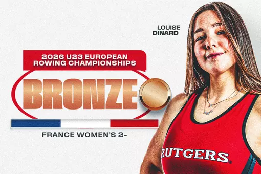 Louise Dinard Bronze Medal U23 European Championships - front page graphic