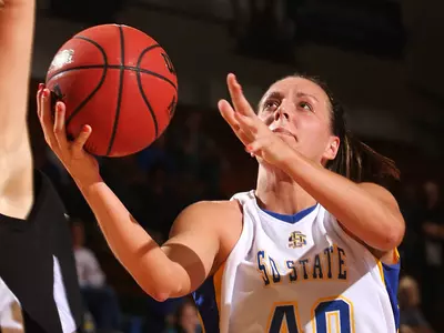 Jackrabbit women open exhibition play with win