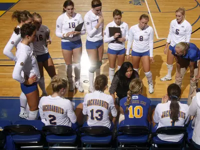 Volleyball season ends on the road