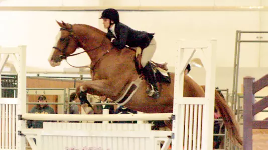 Equestrian rides twice in California