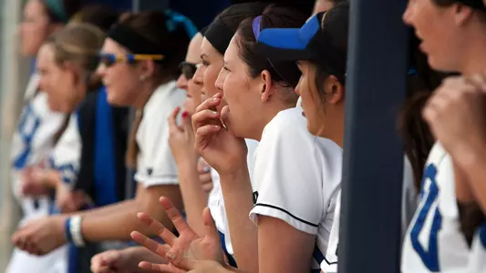 Softball swept in Summit opener