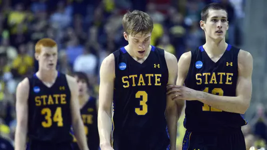 Jackrabbits dance ends with loss to Michigan