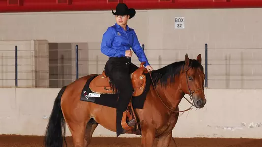 Equestrian rides well, but falls twice on Saturday
