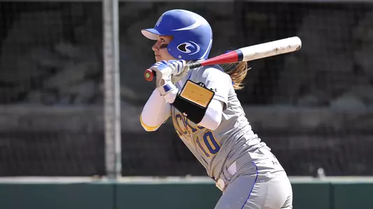 Softball Splits Again in Ames