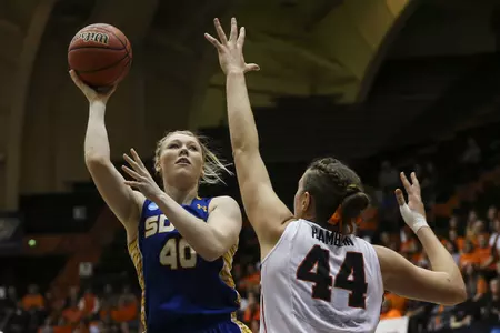 Jackrabbits End Season vs. Oregon State
