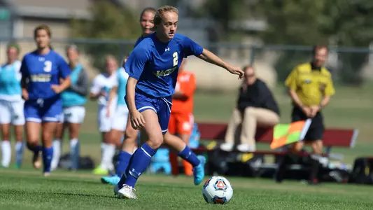 Golden goal lifts soccer to 1-0 win at North Dakota Image