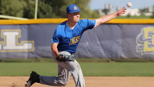 Sophomore pitcher Cody Carlson