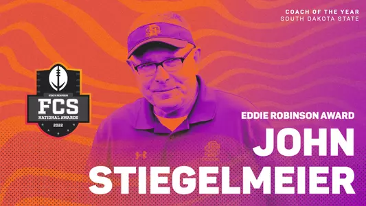 2022 Eddie Robinson Award Graphic - John Stiegelmeier