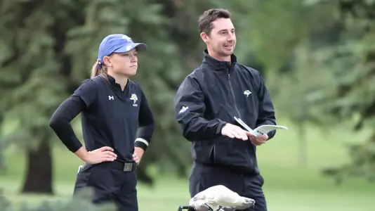 Lani Potter and Coach Nagy