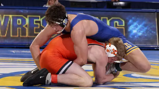 Cade DeVos Action Photo vs Oklahoma State 2023-02