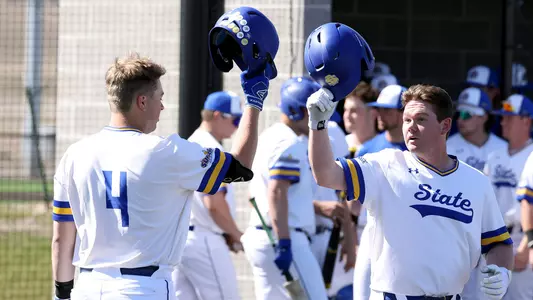 Baseball HR Celebration 2023-03 vs Dakota Wesleyan