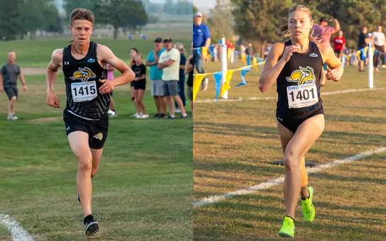 Carson Noecker and Leah Hisken