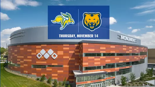 SDSU-UNC Graphic for MBB Game in Rapid City