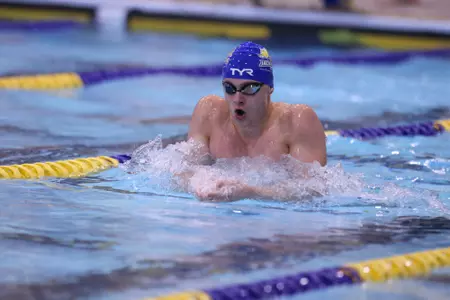 BROOKINGS, SD - OCTOBER 6: Augustana at South Dakota State swimming and diving in Brookings, SD. (Photo by Dave Eggen/Inertia)
