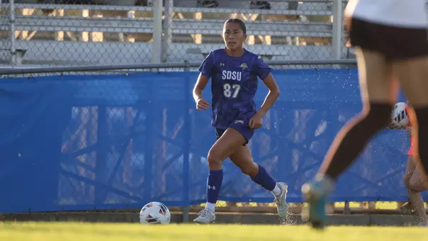 A photo of Zoe Wittkop on a soccer field