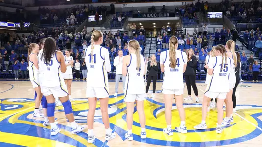SDSU WBB team postgame
