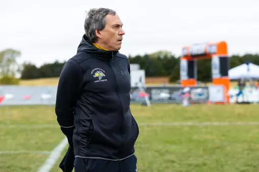 Rod DeHaven at Summit League XC Championships 2025