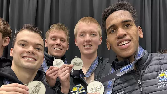 Men's 800 Freestyle Relay (Austin Smith, Sam Johnson, Zavier Kranz, Denilson Cyprianos)