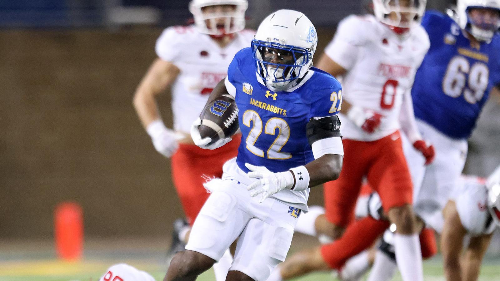 South Dakota State football: JOHNSON'S CAREER DAY LIFTS JACKS PAST YSU