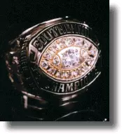 Special rings were presented to the 1999 Southland Football League champion Lumberjacks.